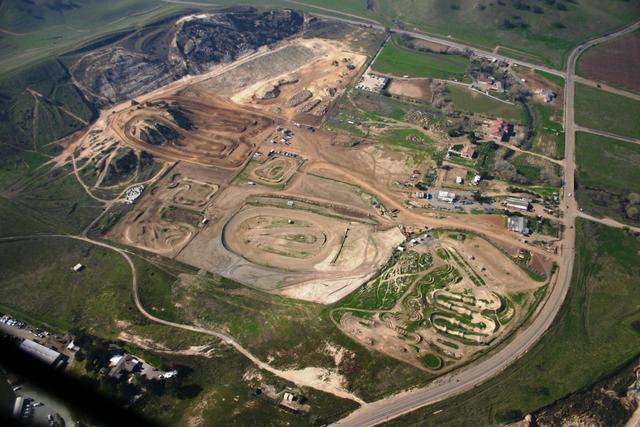Aerial Photo of Sand Hill Race Track